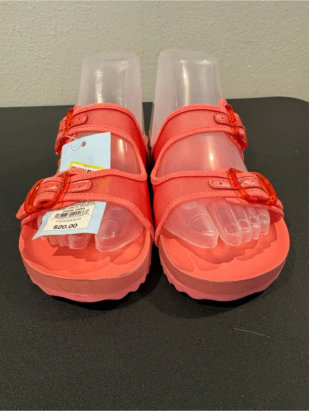 Cat & Jack Kaia Mesh Footbed Sandals Flip Flops Coral Several Youth Sizes